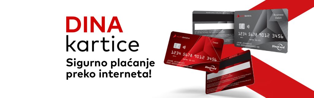 Sigurna online kupovina uz ALTA DinaCard - prvi put u Srbiji sa DinaCard Secure zaštitom